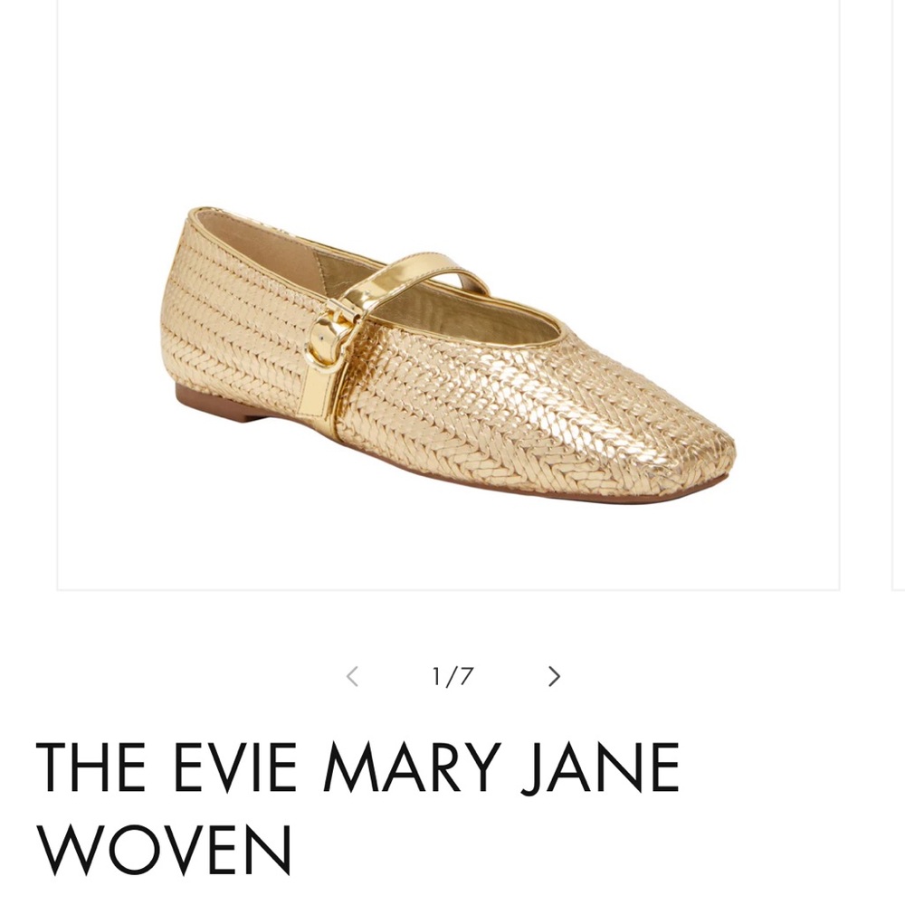 NWT!! THE EVIE MARY JANE WOVEN
